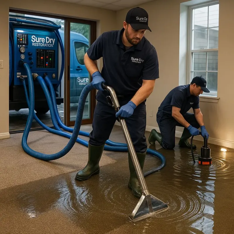 Water Extraction and Removal process in West End, NY